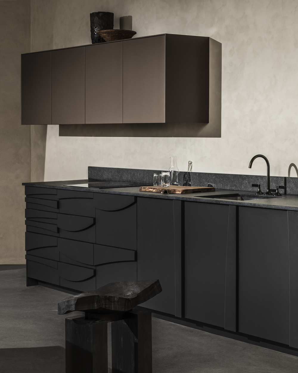 Brutalist Inspired Kitchen Design